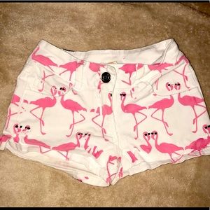 Tru Luv Flamingo shorts, size 4